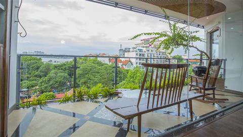 Balcony living room