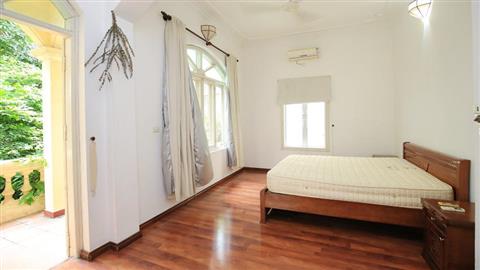 Garden & front yard 04 bedroom house for rent in To Ngoc Van, Tay Ho