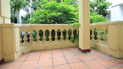 Garden & front yard 04 bedroom house for rent in To Ngoc Van, Tay Ho