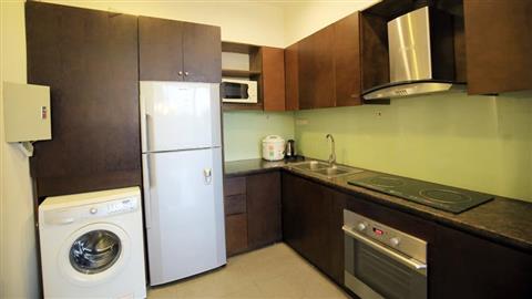Kitchen with oven