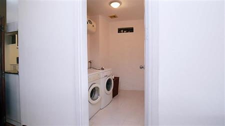 Washing room near kitchen